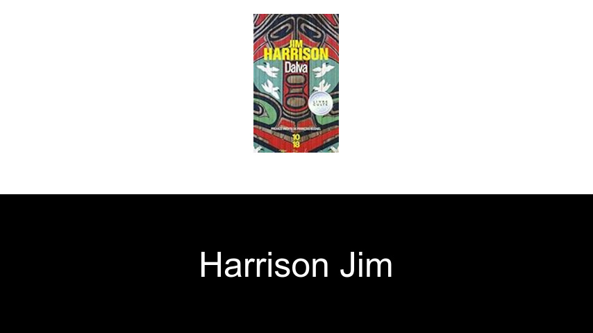 livres de Harrison Jim