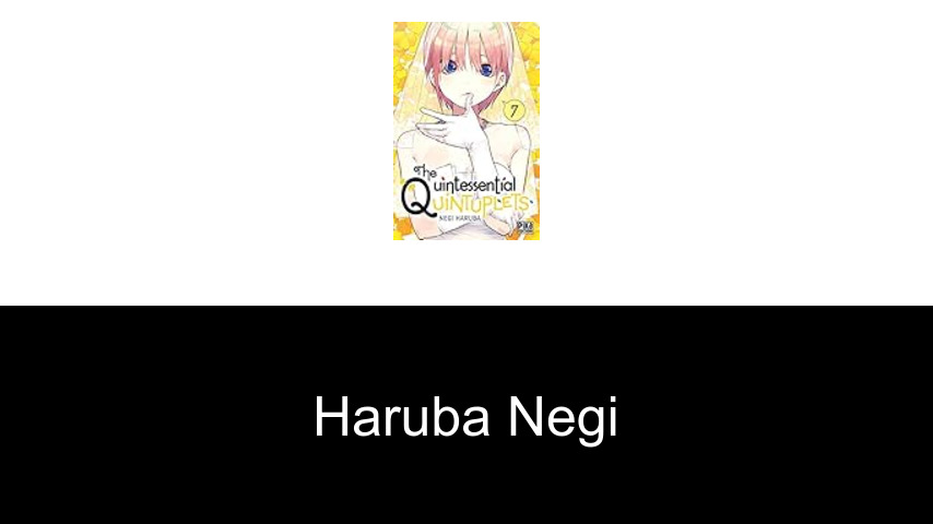 livres de Haruba Negi