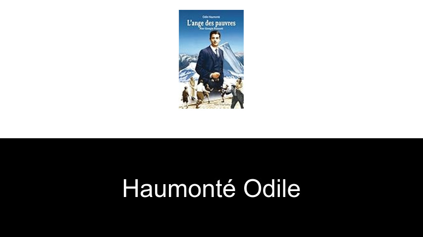livres de Haumonté Odile
