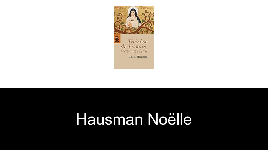 livres de Hausman Noëlle