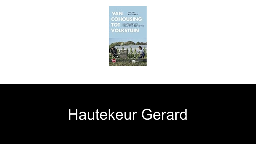 livres de Hautekeur Gerard
