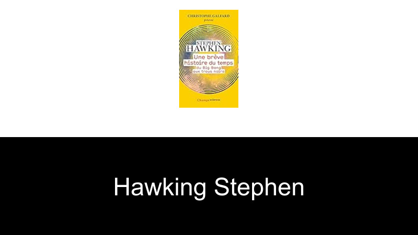 livres de Hawking Stephen