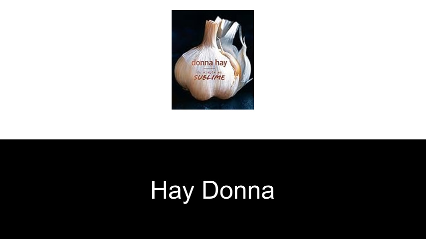 livres de Hay Donna