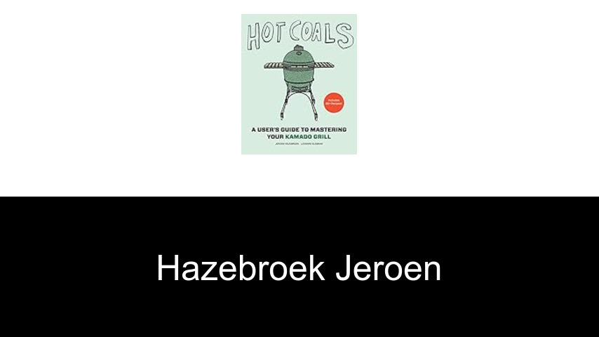livres de Hazebroek Jeroen