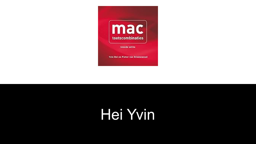 livres de Hei Yvin