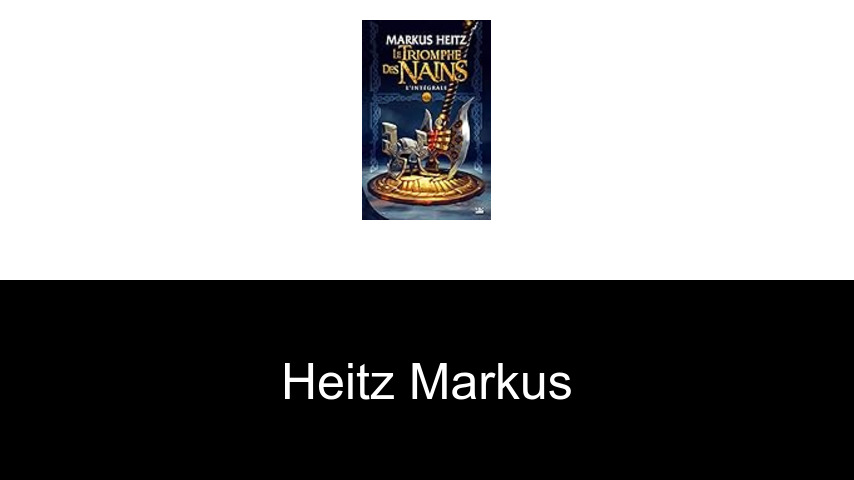 livres de Heitz Markus
