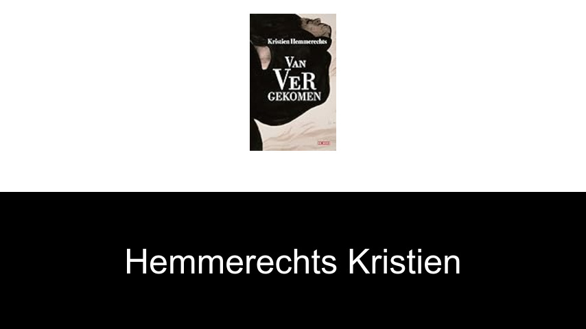 livres de Hemmerechts Kristien