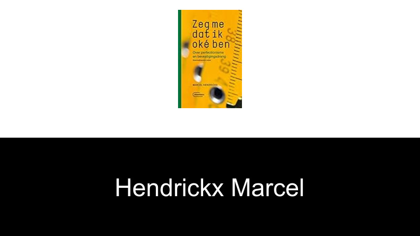 livres de Hendrickx Marcel