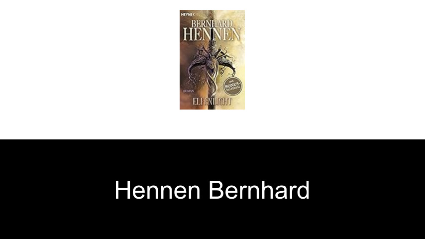 livres de Hennen Bernhard