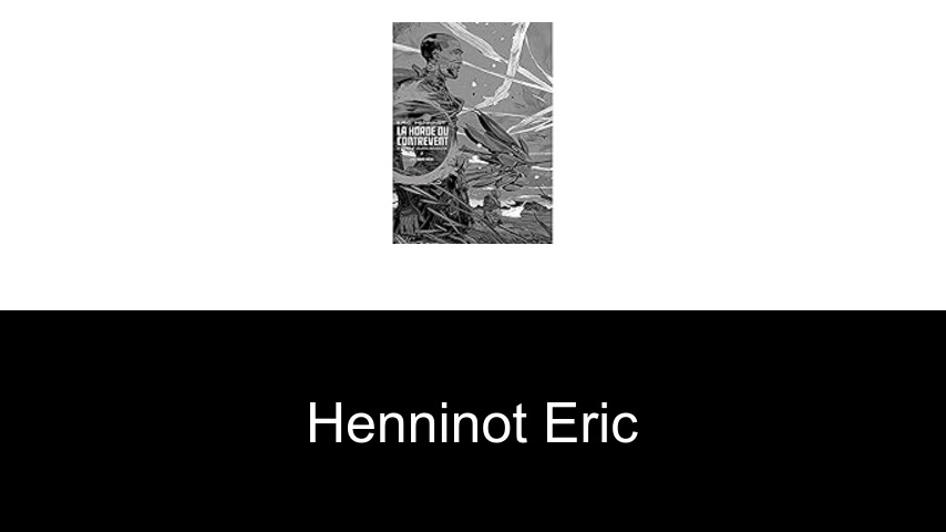 livres de Henninot Eric