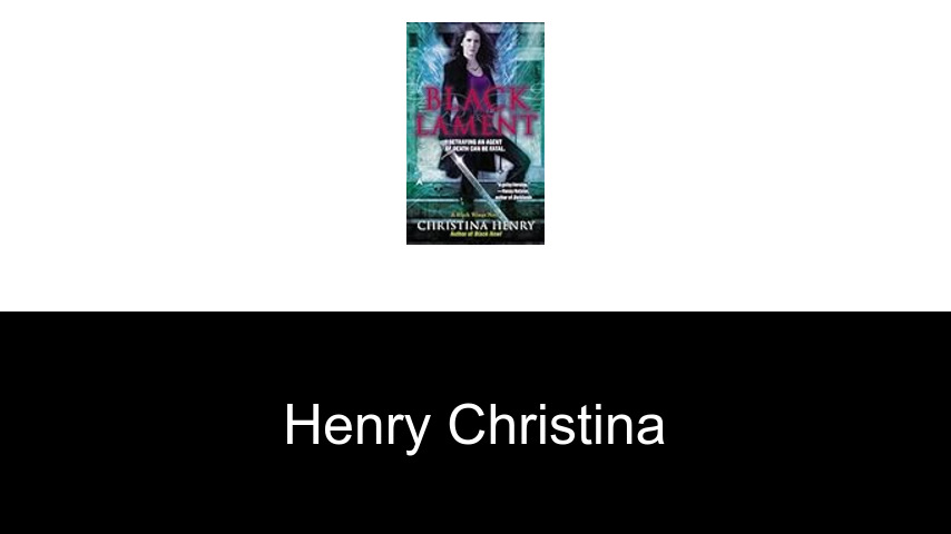 livres de Henry Christina