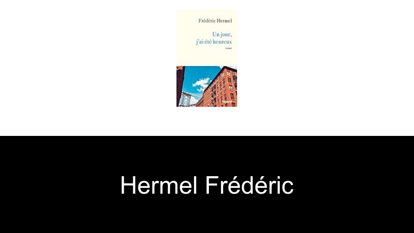 livres de Hermel Frédéric