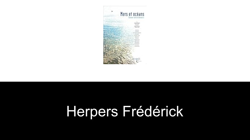 livres de Herpers Frédérick