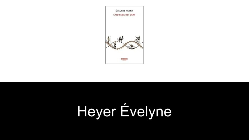livres de Heyer Évelyne