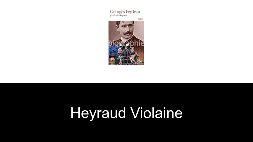 livres de Heyraud Violaine