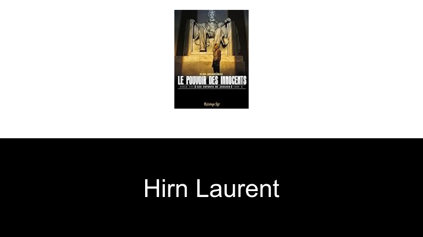 livres de Hirn Laurent