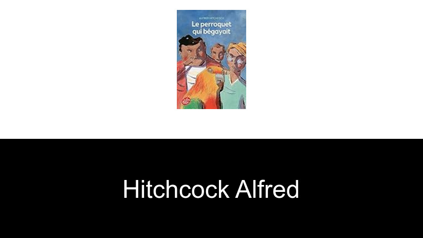 livres de Hitchcock Alfred
