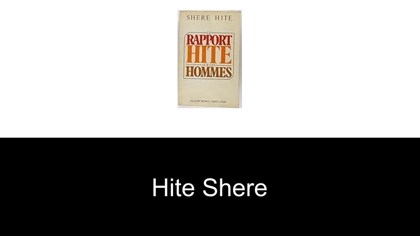 livres de Hite Shere