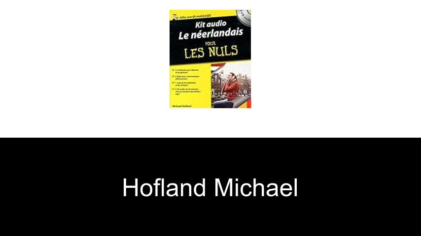 livres de Hofland Michael