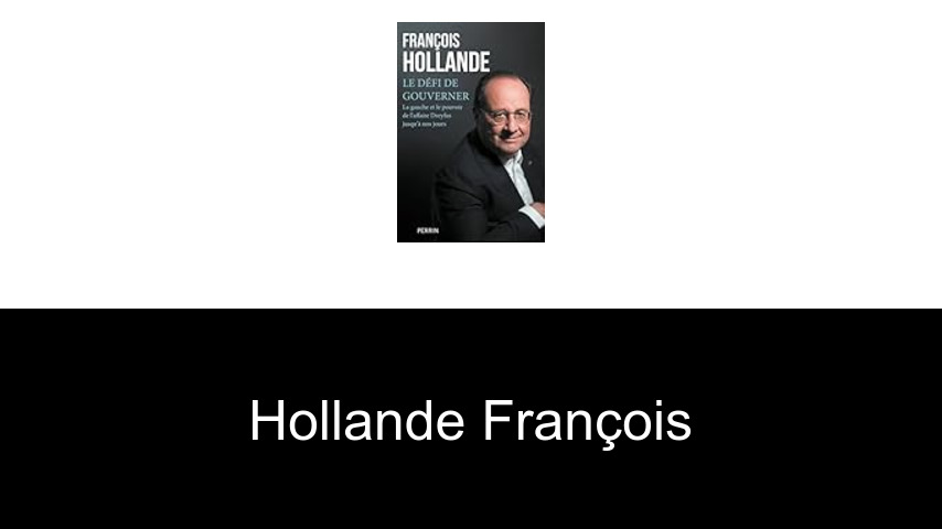 livres de Hollande François