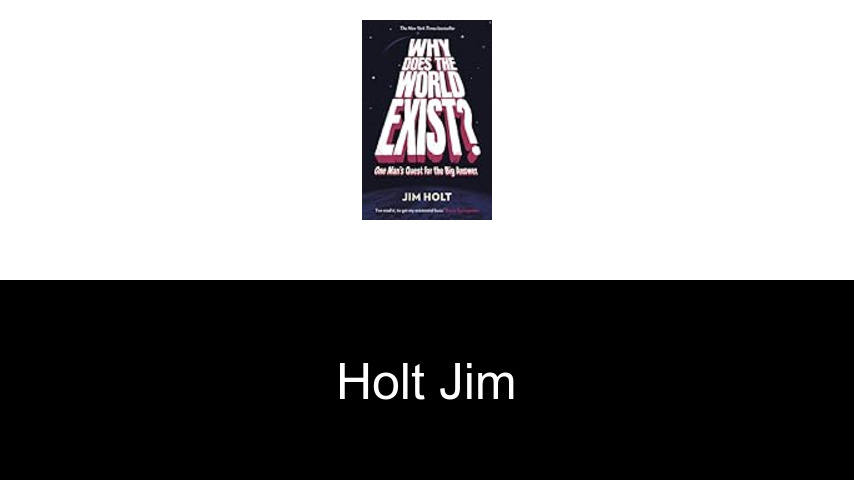 livres de Holt Jim