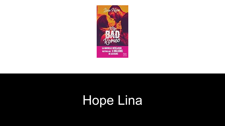 livres de Hope Lina