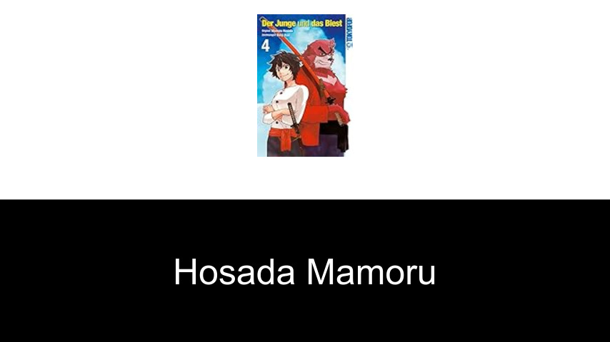 livres de Hosada Mamoru