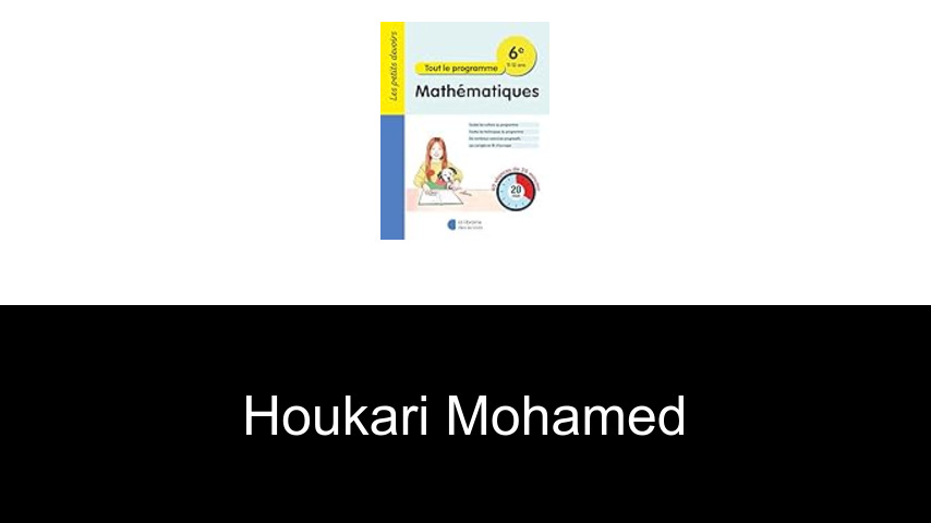 livres de Houkari Mohamed