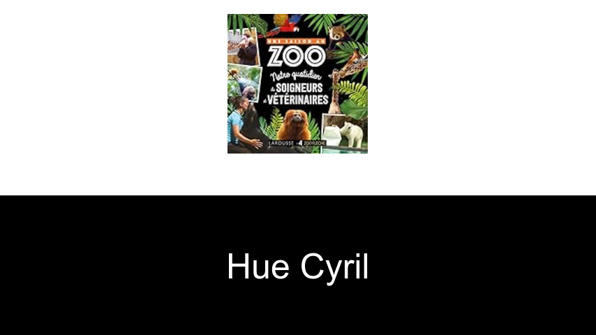 livres de Hue Cyril