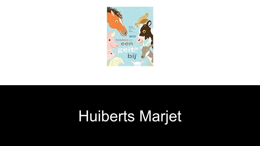 livres de Huiberts Marjet
