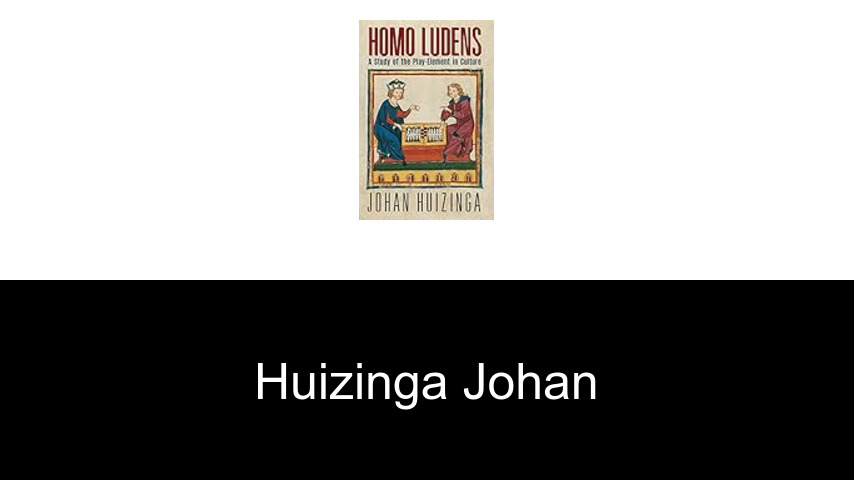 livres de Huizinga Johan