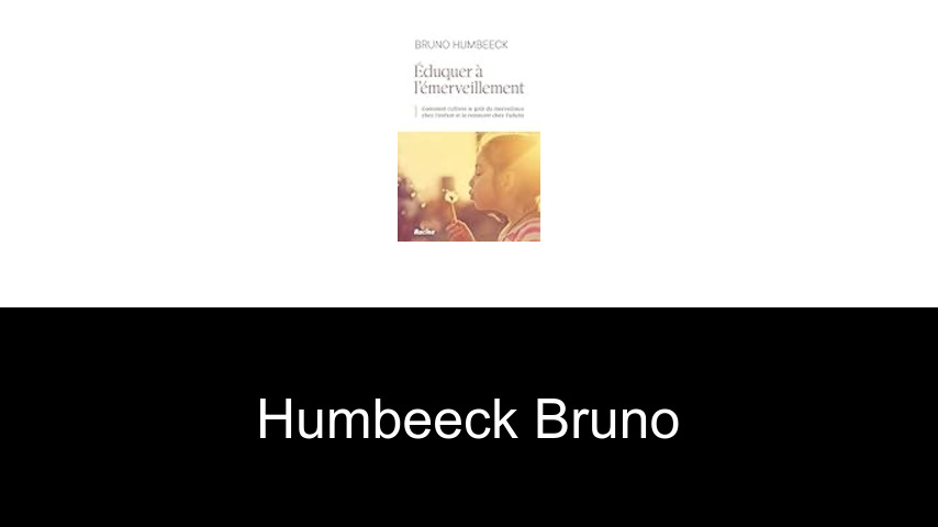 livres de Humbeeck Bruno