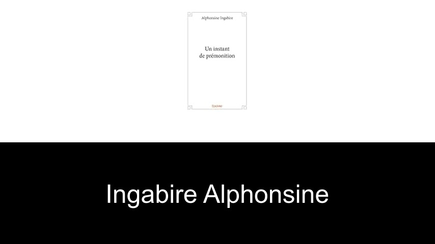 livres de Ingabire Alphonsine