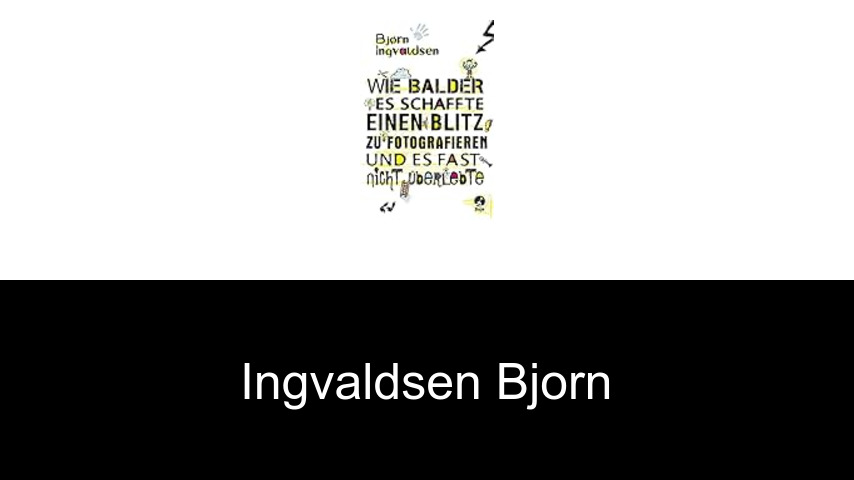 livres de Ingvaldsen Bjorn