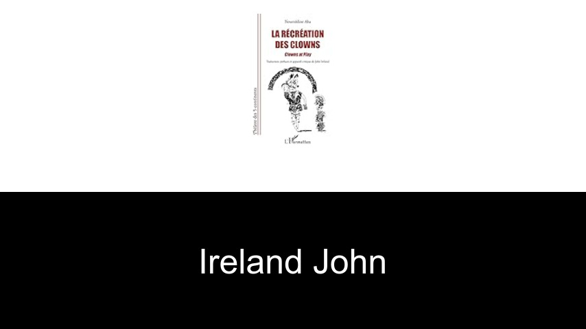 livres de Ireland John