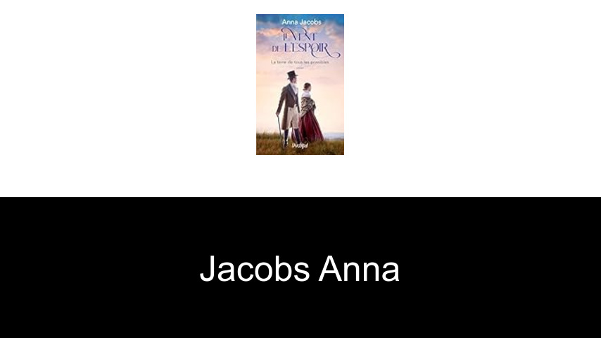 livres de Jacobs Anna