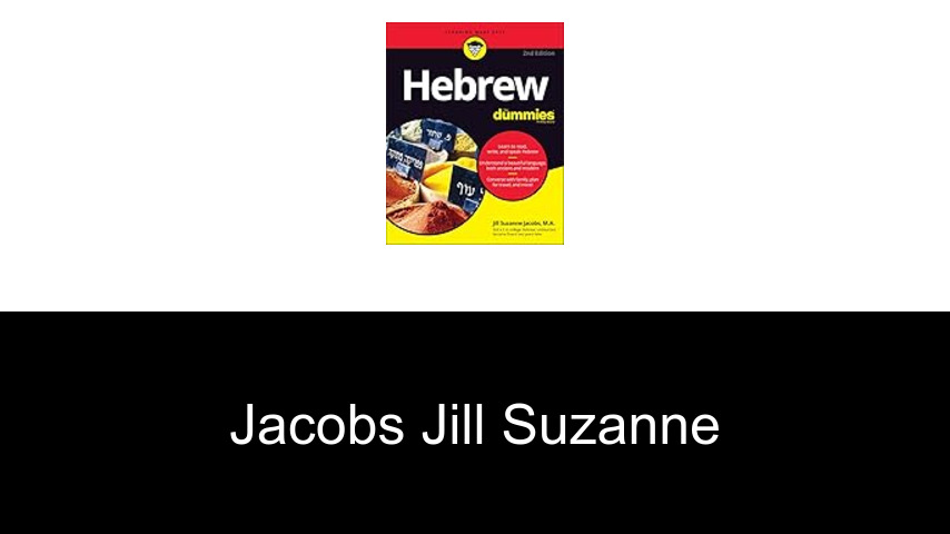 livres de Jacobs Jill Suzanne