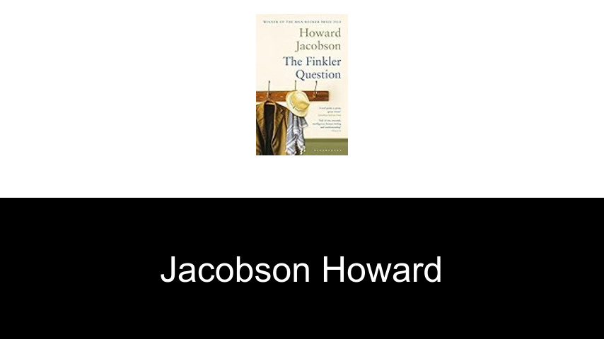 livres de Jacobson Howard