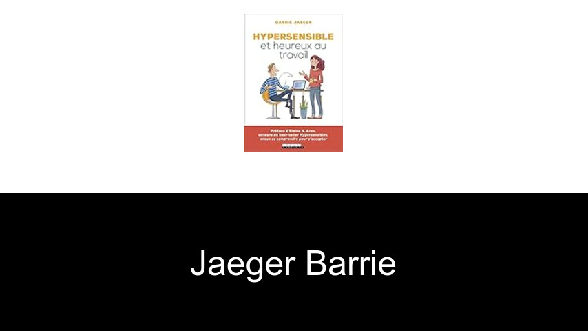 livres de Jaeger Barrie