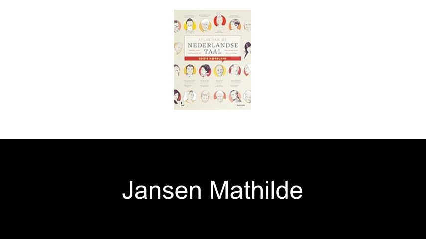 livres de Jansen Mathilde