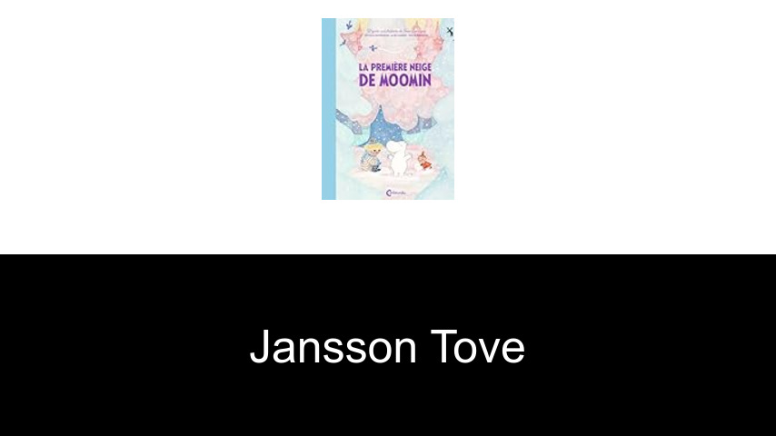 livres de Jansson Tove