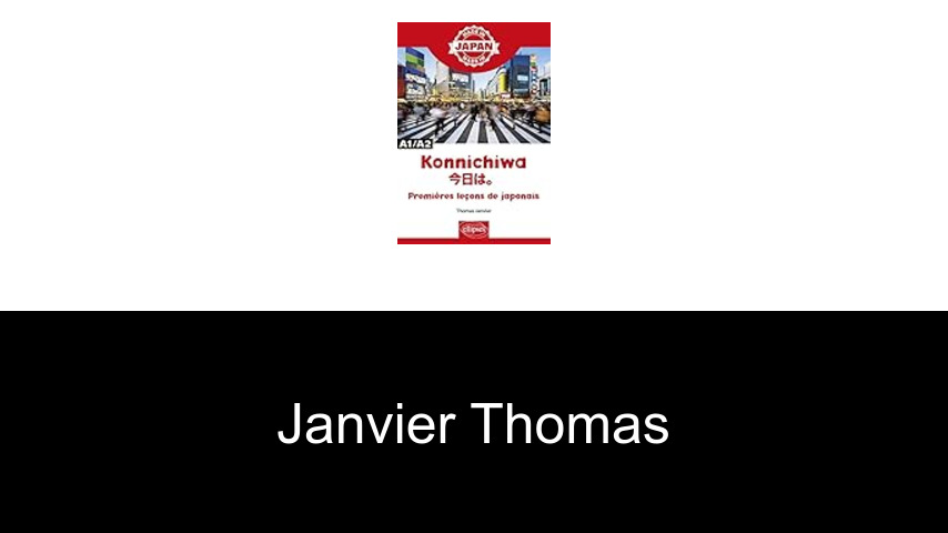 livres de Janvier Thomas