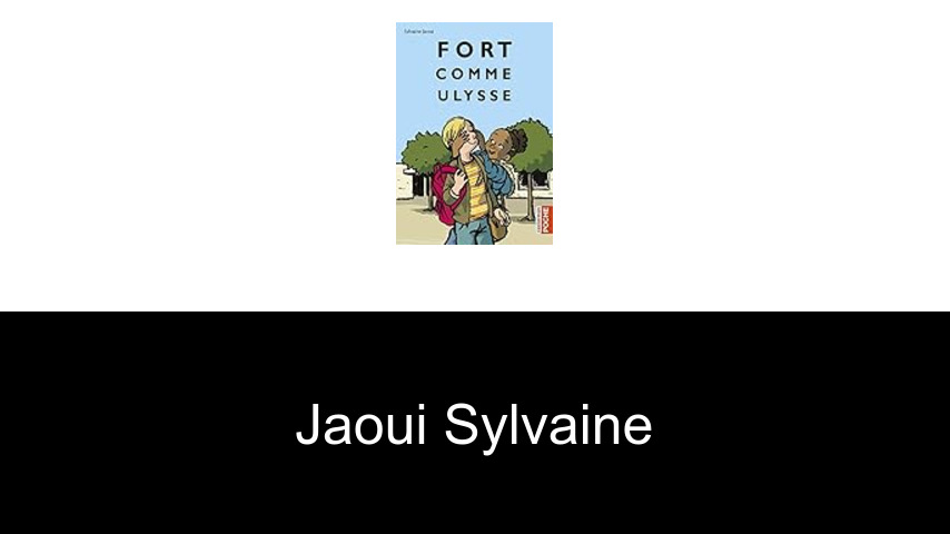 livres de Jaoui Sylvaine