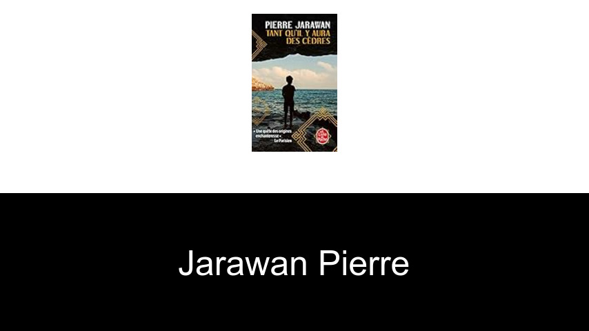 livres de Jarawan Pierre