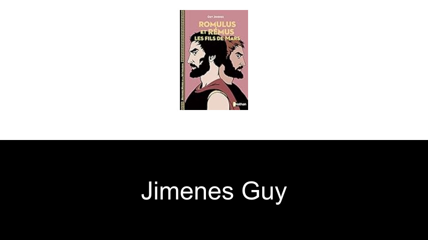 livres de Jimenes Guy