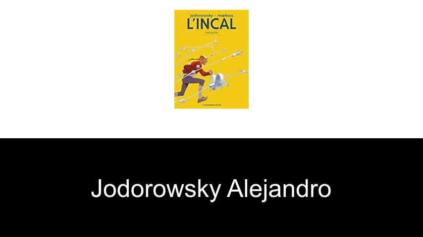 livres de Jodorowsky Alejandro