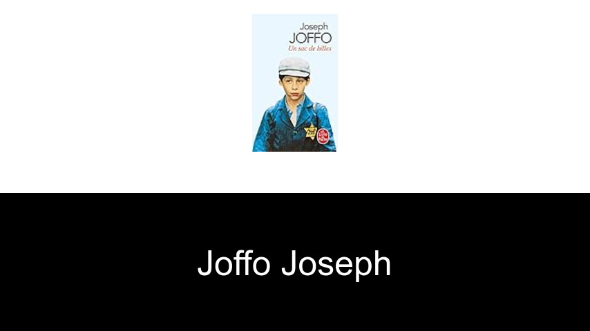 livres de Joffo Joseph