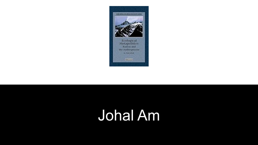 livres de Johal Am