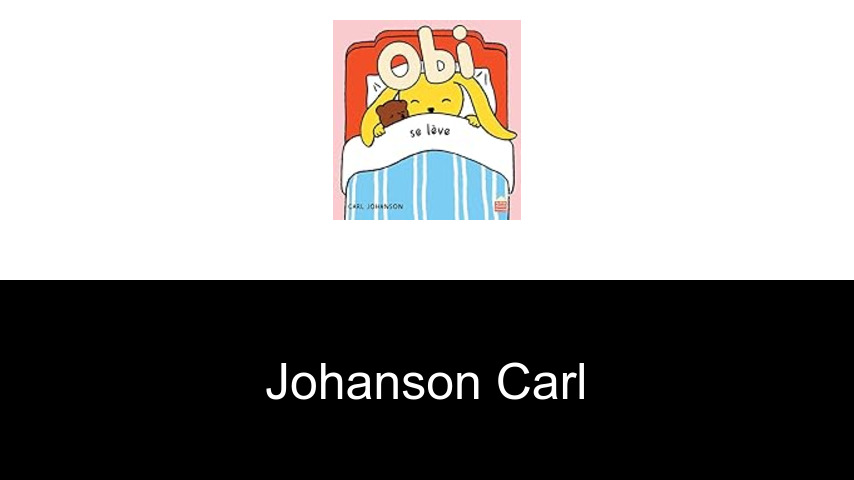 livres de Johanson Carl