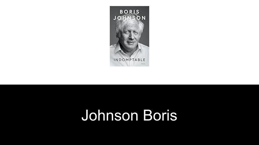 livres de Johnson Boris